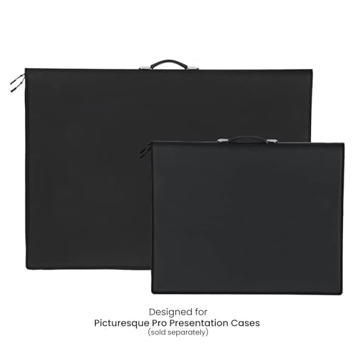 Picturesque Pro Presentation Refill Book 18x24 - Art Portfolio Folder for Artwork, Archival Storage Solution, Strong Spiral Bound Format w/ 20 Crystal Clear Pages and Acid-Free Divider Sheets - size: 18x24 in Refill