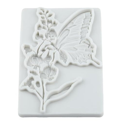 Butterfly Silicone Mold Flower and Butterfly Polymer Clay Molds - color: Style E