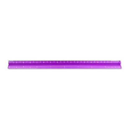 Alumicolor Aluminum Architect Solid Drafting Scale, 12IN, Purple - color: Purple, size: 12 Inch, style: Architect