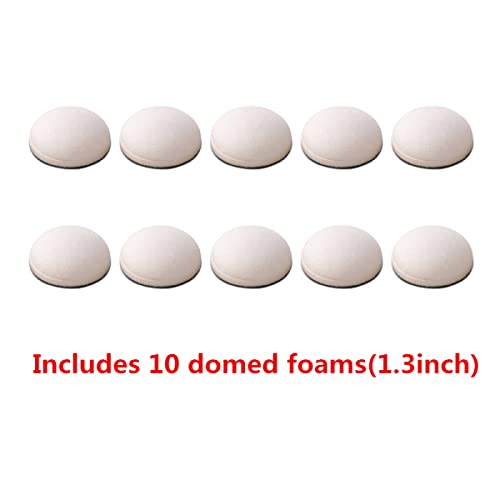 BAOFALI 10PCS Ink Blending Round Head Foams Replacement Refill Foam for Foams Scrapbooking Painting Drawing Art Supplies Handle Ink Tools Embossing Stencils - size: 10PCS