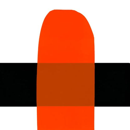 GOLDEN Heavy Body Acrylics, Fluorescent Orange, 4 fl. oz. Jar, Professional Acrylic Paint, Transparent
