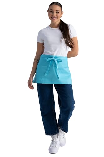 Chef Works Unisex Waitress Apron - color: Turquoise