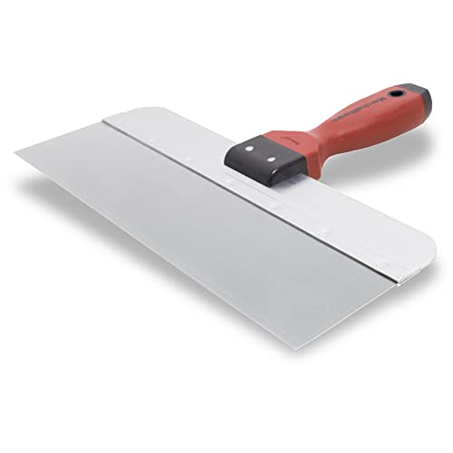 MARSHALLTOWN DuraSoft Taping Knife, 14 Inch, Drywall Tool, Assembled in USA | 14 Inch Stainless Steel Blade, 3 Inch Wide, DuraSoft Handle, Spreads and Feathers Joint Compound, Mud and Putty Knife, 3514SD