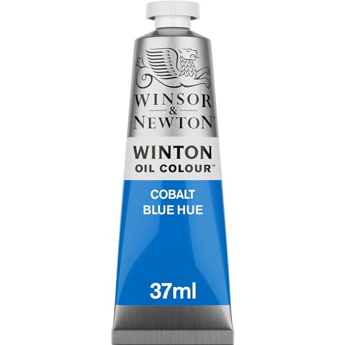 Winsor & Newton Winton Oil Color, 37ml Tube, Cobalt Blue Hue | High-quality pigments, Durable, Lightfast, Permanent, Uniform Consistency, Great Pigment Load - color: Cobalt Blue Hue, size: 1.25 Fl Oz (Pack of 1), style: 1.25-oz Tube
