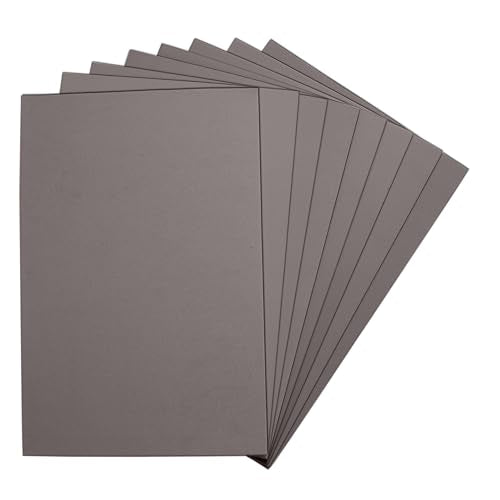 Gray EVA Foam Sheets, 6 x 9 Inch, 2mm Thick – Foam Paper for DIY Arts and Crafts, School Projects, and More – 8 Pack - color: Grey