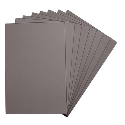 Gray EVA Foam Sheets, 6 x 9 Inch, 2mm Thick – Foam Paper for DIY Arts and Crafts, School Projects, and More – 8 Pack - color: Grey