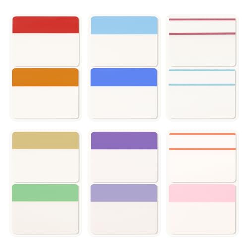 KICNIC Sticky Tabs 240 Pcs 2in, Pastel Book Tabs, 12 Colors, Adhesive BOPP | Page Tabs, Transparent Annotation Labels, Small Markers for Notebooks, School, College, Office, Reading, Study - color: Pastel Colors, size: 240pcs