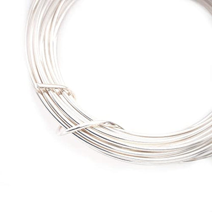 CRAFT WIRE 16 Gauge, 925 Sterling Silver Wire (Round) Dead Soft Made in USA - 10FT | Sterling Silver Wire for Jewelry Making, Wire Wrapping, Solid 925 Sterling Silver, High Quality Made in USA - size: 16 Gauge, style: 10 Feet