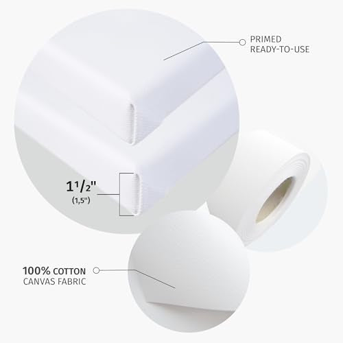 Value Pack of 1 Stretched Canvas 8x8 inch, 1-1/2 (1.5) inch deep for Your Paintings/Artwork/Wall Art/Wall Decor (Pack of 1 Canvas, 8 x 8 inch, Square) - size: 8 x 8 inch, style: Pack of 1