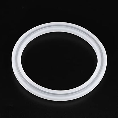 HARFINGTON Bracelet Mold Bangle Ring Mold Silicone Round Epoxy 110mm Wristlet Keychains Mold for DIY Resin Bangle Bracelet Car Key Chain Jewelry Making - size: 105mmx130mm