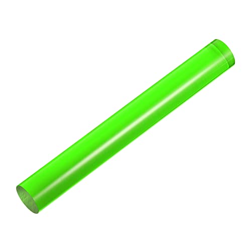 HARFINGTON Acrylic Clay Roller 8 Inch x 1 Inch Solid Non-Stick Plastic Round Tube Roller Polymer Clay Rod Fondant Rolling Pin for Shaping, Sculpting, Modeling DIY Crafts, Green - color: Green, size: 8 Inch x 1 Inch