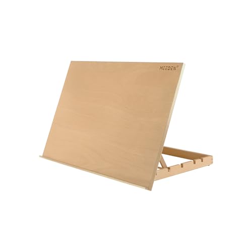 MEEDEN Extra Large(20"x 30") Wooden Tabletop Easel for Painting, 5-Position Adjustable Drawing & Sketching Board, Portable Beechwood Desktop Art Easel Stand for Adults, Artists, Beginners & Student - size: Extra Large（30 L * 20W）