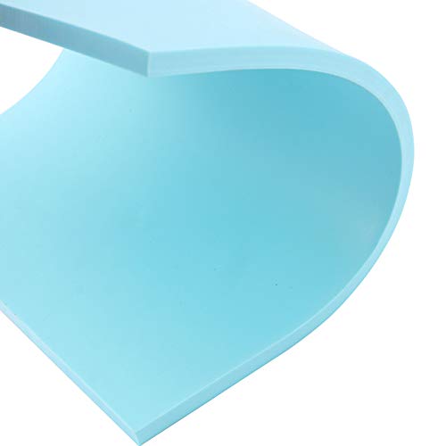ZOENHOU 20 PCS 4 x 6 Inch Blue Rubber Stamp Carving Blocks, Creative Soft Linoleum Block Stamp for Making Stamps Engraving Crafts Supplies - color: Blue