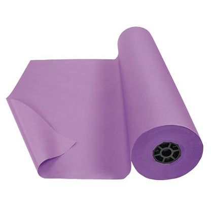 Colorations Dual Surface Paper Roll, Purple, 36" x 1000' - color: Purple