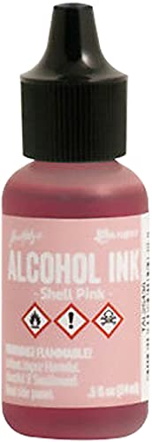 Ranger Adirondack Alcohol Ink, Shell Pink - color: Shell Pink, size: 0.5 fl oz