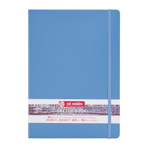 Talens Art Creation Sketchbook, Lake Blue, 80 Sheets, 8.3 x 11.7 in - color: lakeblue, size: 21×30cm