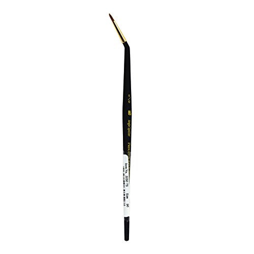 Princeton Mini-Detailer Tight Spot Brush, Synthetic, Short Handle, Size 5/0 inch, 1 Count - color: Black, size: 5/0