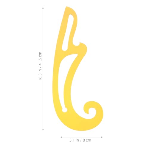 Clothing Proofing Ruler Flexible Curve Ruler for Sewing Armhole Drafting Drawing Template Tool for Garment Design Tailoring Fabric Cutting 16.33 in