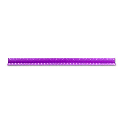 Alumicolor Aluminum Engineer Solid Drafting Scale, 12IN, Purple - color: Purple, size: 12 Inch, style: Engineer