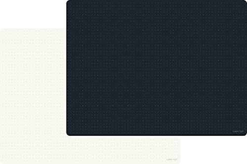 LION Foldable, Portable & Reversible Self-Healing Cutting Mat, 18" x 24", with 1cm Dot Grid, PVC Free, Dark Gray Front & Off-White Back, 1 ea. (FCM-60) - size: 23.6"L x 17.7"W
