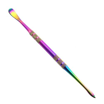 Maxmoral Rainbow Wax Carving Tool Stainless Steel Sculpting Modeling Tool - color: Rainbow