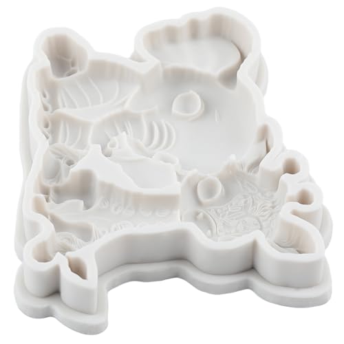 Forest Animal Polymer Clay Mold Giraffe Elephant Silicone Molds - color: Style H