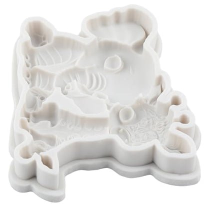 Forest Animal Polymer Clay Mold Giraffe Elephant Silicone Molds - color: Style H