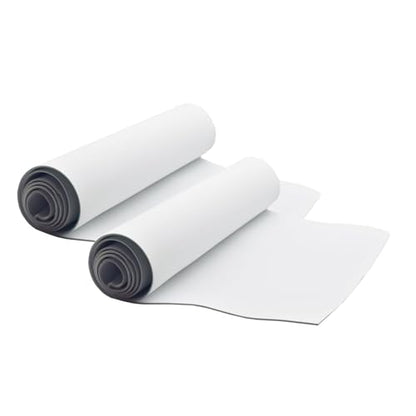 EVA Foam Roll | High Density 85kg/m3 | 2mm Thick | 48"x14" | Ideal for Cosplay, Crafts, DIY Projects (White 2pcs) - color: White 2pcs