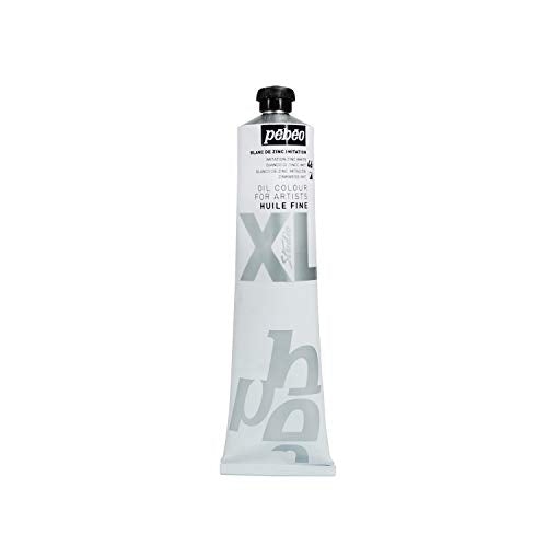 Pébéo - Fine Oil XL 200 ML - White Zinc Oil Painting Imitation - Pébéo Oil Painting - Zinc White 200 ml - color: Zinc White