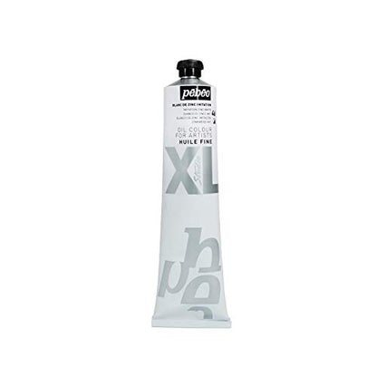 Pébéo - Fine Oil XL 200 ML - White Zinc Oil Painting Imitation - Pébéo Oil Painting - Zinc White 200 ml - color: Zinc White