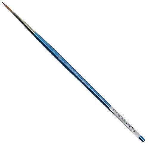 Winsor & Newton Cotman Watercolor Brush, Series 222, Synthetic, SH #1 | Synthetic, Short Handle, Nickel Plated Brass Ferrule, Easy Cleaning, Blend of Thick & Thin Fibers - size: SH #1, style: Series 222 Designer Round