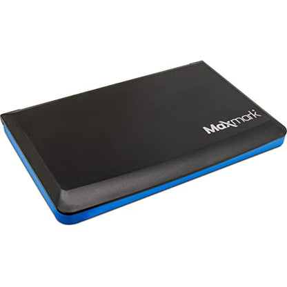 MaxMark Large Premium Blue Ink Stamp Pad - 3.5" x 6.25" - Quality Felt Pad - color: Blue, size: 3.5" x 6.25"