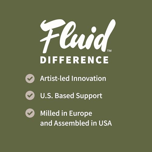 Fluid Watercolor Paper Block, 4 x 6 inches, 15 Sheets, 140 lb (300 GSM) Cold Press Pad for Artist Painting and Wet Media - size: 4 x 6 Block