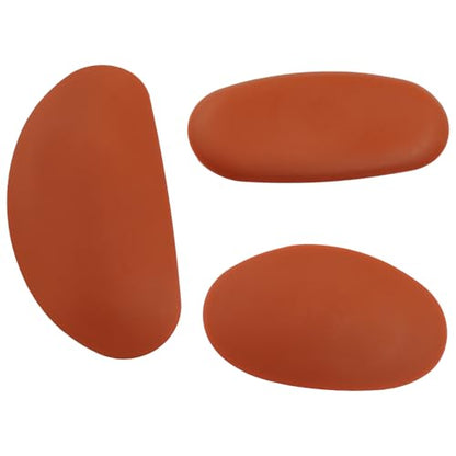Bonsicoky Soft Silicone Pottery Rib Tools Set, 3 Pack, Red