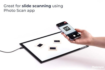 Photomyne A4 Light Pad – Slide & Film Negative Scanning Viewer - style: Scanning
