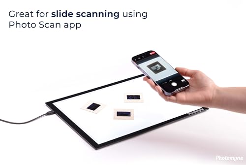 Photomyne A4 Light Pad – Slide & Film Negative Scanning Viewer - style: Scanning