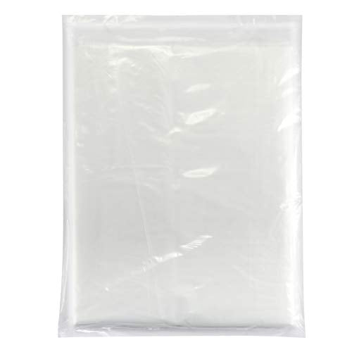 NANJA 13x16Ft Plastic Drop Cloth 1 Mil Clear Tarp for Painting,Furniture | Clear waterproof drop cloth. Protects floors, furniture, carpets from spills & dust.
