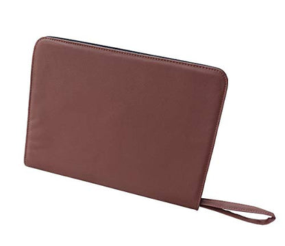 erofa 48 Fountain Pen Case, Rollerball Pen Holder PU Leather Bag Pouch Large Capacity for Your Collection - Brown - color: Brown-PU Leather