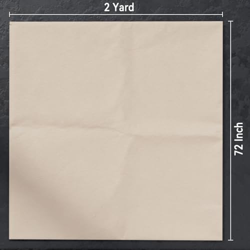 PHOENIX Unprimed Canvas Fabric by The Yard - 72 Inch x 2 Yard (6ft) 10 oz Heavy Duty Cotton Duck Cloth for Oil & Acrylic Painting, DIY Stretching and Professional Art Projects - size: 72" x 2 yard