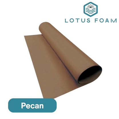 LotusFoam EVA Foam Sheet 3mm – 44"x 85" Craft Foam for Cosplay, Costumes & DIY, High Density 130 kg/m3, Heat Shapeable, Paintable, 35 Colors (Pecan) - Pecan - color: Pecan