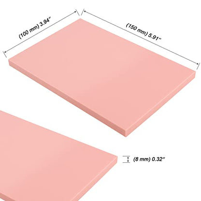 MOUYAT 20 Pack 4 x 6 Inch Pink Rubber Carving Blocks, Rubber Linoleum Block Stamp for Printmaking, Soft Rubber Crafts, DIY Craft Project - color: Pink, size: 4x6 Inch 20 PCS