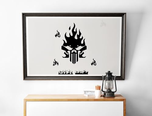 YKW Skull Stencils, 12Pcs Reusable Skeleton Hand Painting Templates, for Wood Walls Chalkboards Rocks DIY Art Projects,Ideal for Crafters, Artists, and Designers - style: Human Skeleton