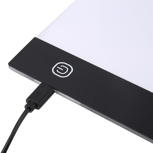 Anu Limen A5 LED Tracing Light Box, Adjustable Brightness Light Pad with USB Cable for Artists, Drawing, Sketching, Animation