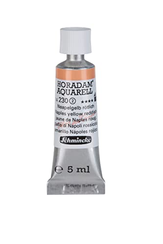 Schmincke - HORADAM® AQUARELL - finest artists' watercolours, Naples yellow reddish - 5 ml - color: 230 Naples yellow reddish, size: 0.17 Fl Oz (Pack of 1)