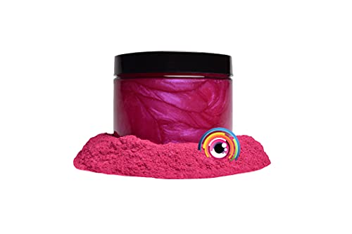 Eye Candy Pigments Premium Red Mica Powder - Ube Red (50gr) - for Epoxy, Resin, Soap, Paint, Woodworking, Acrylic Pouring, Bath Bombs, Fishing Lures - DIY Arts and Crafts Additive - color: Ube Red