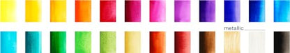 Faber-Castell Creative Studio Portable Watercolor Palette, Travel Brush - style: 24 Colors