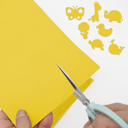 MEARCOOH Self Adhesive Foam Sheets, Yellow 9x12 Inch 2mm Sticky Eva Foam Paper for Crafts Cardmaking Photo Frames Classroom Scrapbooking Christmas Crafts (Yellow 10 Sheets) (Pack of 3) - color: Yellow Self-adhesive, size: 9X12in-2mm (Pack of 3)