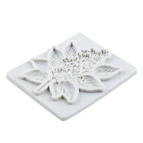 Flower Polymer Clay Mold Flower Branch Leaf Silicone Molds - color: Style J