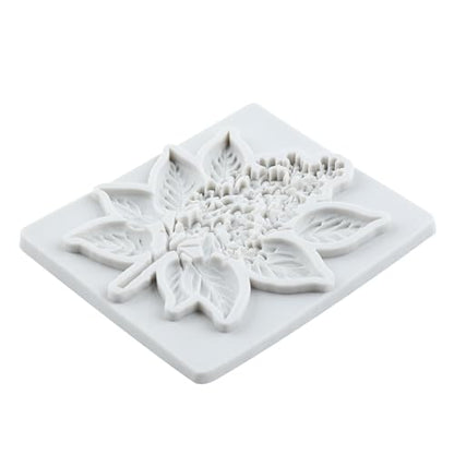 Flower Polymer Clay Mold Flower Branch Leaf Silicone Molds - color: Style J