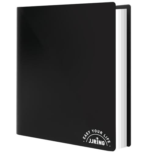 18x24 Black Art Portfolio Folder Displaying 48 Pages with Plastic Sleeves - color: Black, size: 18*24